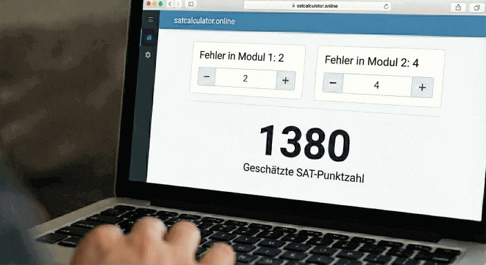 Verwenden Sie den SAT Punktzahl-Rechner, um 'Was-Wäre-Wenn'-Szenarien durchzuführen und zu sehen, wie verschiedene Fehlermuster Ihre Punktzahl beeinflussen Verwendung SAT Rechner Simulation