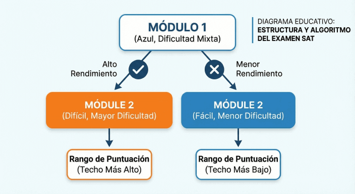 Diagrama de Enrutamiento Adaptativo del SAT Digital