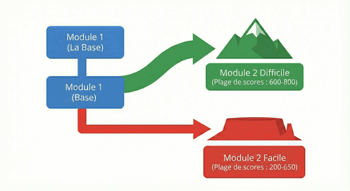 Diagramme de Routage Adaptatif SAT Digital
