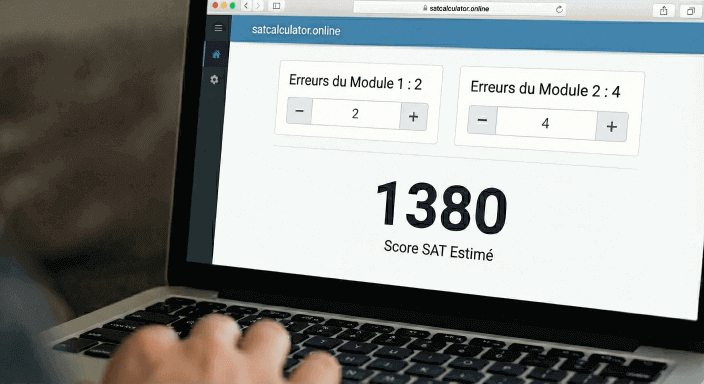 Utilisation Simulation Calculatrice SAT