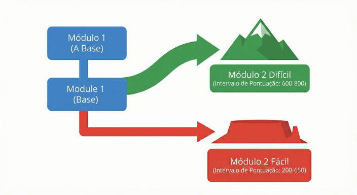 Diagrama de Roteamento Adaptativo SAT Digital