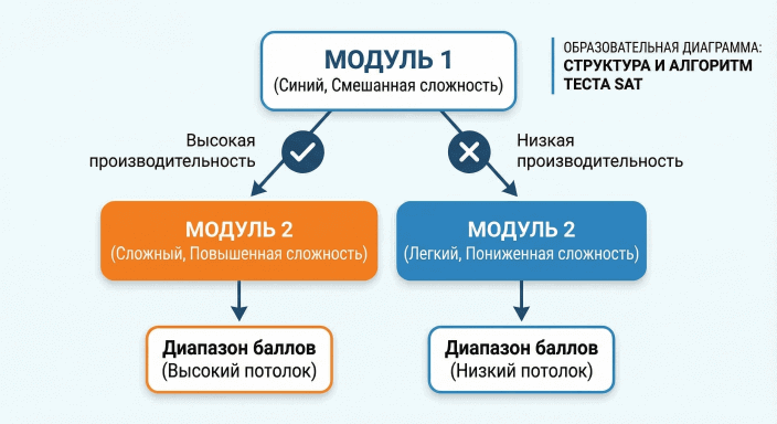 Диаграмма Адаптивной Маршрутизации Digital SAT
